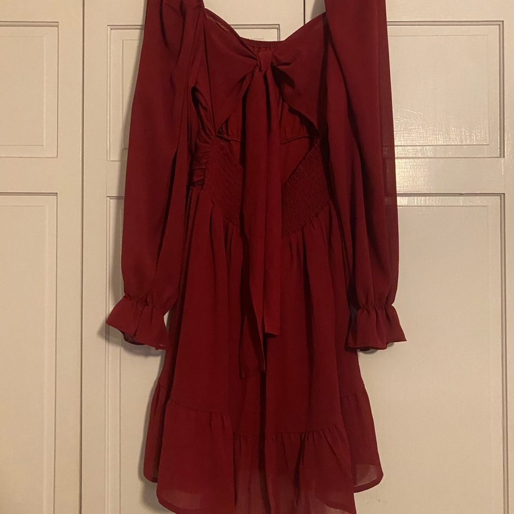 Small Maroon cocktail dress